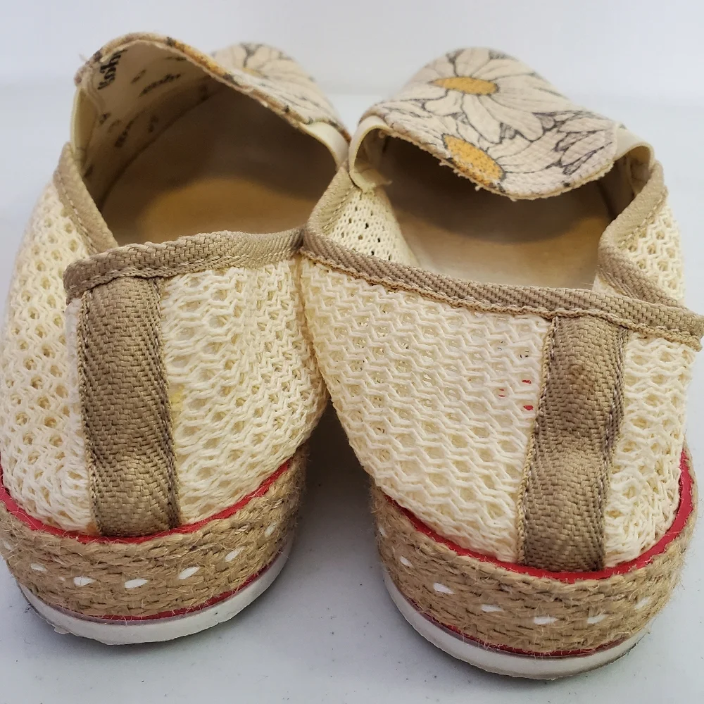 Goby Sunflower Canvas Flats Espadrilles